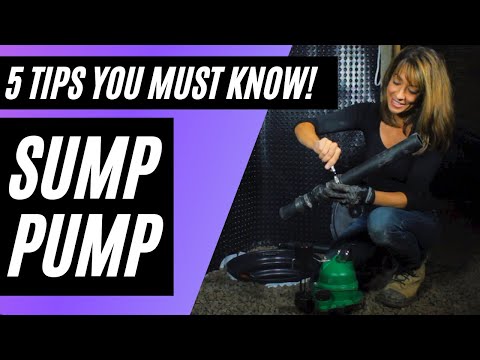5 Tips To Sump Pump Installation