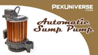 Automatic Sump Pump w/ Vertical Float Switch