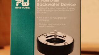 Backwater Drain Device Install