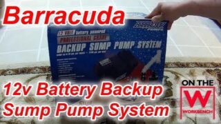 Barracuda Battery Backup Sump Pump Unboxing