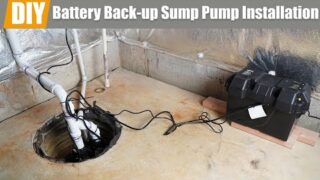 Battery Backup Sump Pump Installation
