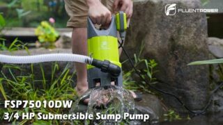 FLUENTPOWER 3/4HP 3300GPH Submersible Sump Pump