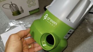 Green Expert 1/3HP Sump Pump Submersible with Unique Flow Sensor Switch Water Clean Draining Removal