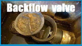 Home Backflow valve stuck cover removal ///////////