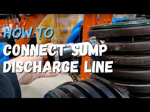 How to Connect an Outdoor Sump Pump Discharge Line Easy DIY