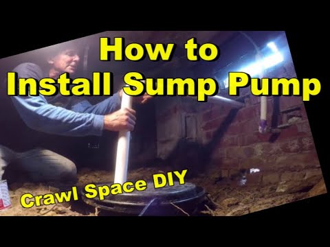How to Install a Sump Pump in Crawl Space, DIY for Homeowners