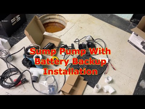 How To Install A Sump Pump With Battery Backup Pump