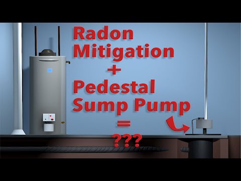 How to Install Pedestal Sump Pump Cover = Safety/Reduce Odors – DIY Radon Mitigation