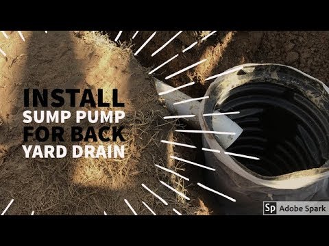How to Install Sump Pump – Backyard Drainage Solutioins –