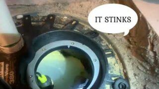 Inspecting & Cleaning Liberty Simplex Grinder Sewer Ejector Pit & Pump