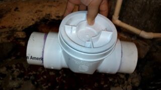 Install a PVC 3" BACKWATER VALVE in a floor drain 🌧🏡