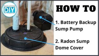 Installing a Battery Backup Sump Pump and Radon Sump Dome