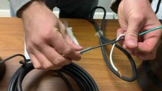 Installing float switch on cistern pump