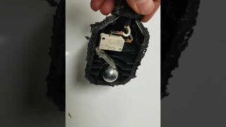 Mercury free sump pump float switch