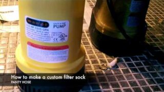 Mondi 1500gph sump pump product review and DIY filter cover