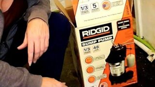 Replacing submersible sump pump with Rigid 1/3 hp sump pump