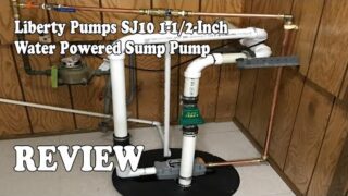 Review Liberty Pumps SJ10 1 Water Powered Sump Pump 2019