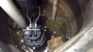 Ridgid 1/2 hp sump pump running