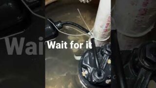 Satisfying video, sump pump