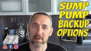 Sump pump backup options