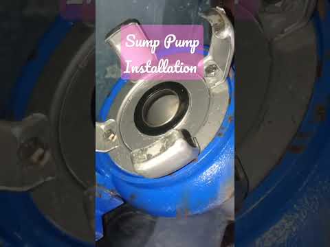 Sump Pump Installation #shorts #technical #shortyoutubevideo #hvac