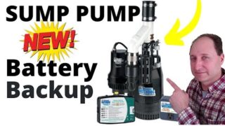 Sump Pump with Battery Backup – Basement Watchdog