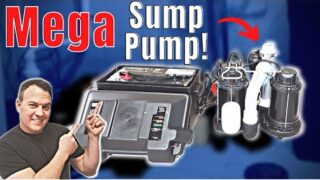 Wayne Combination Sump Pump Install – With Battery Backup System