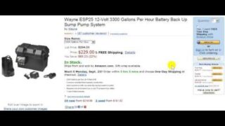 Wayne ESP25 Battery BackUp Sump Pump System Review