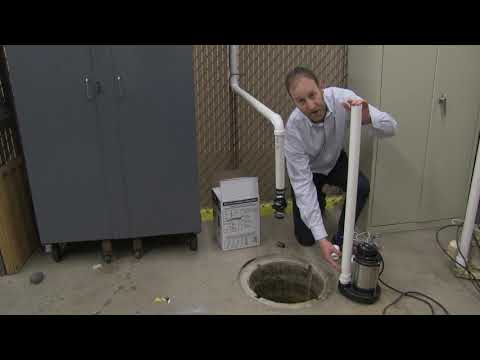 Wayne sump pump install