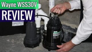 Wayne WSS30V sump pump and backup system review