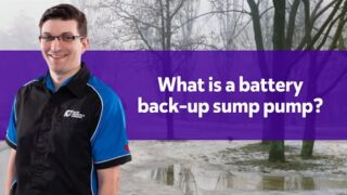 What is a battery back-up sump pump?