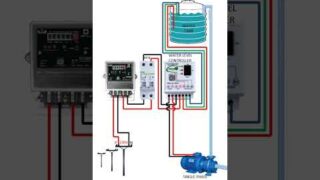 Automatic Water Pump On Off Water Level Controller || Trade Electrician || Shorts || iti