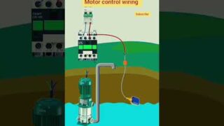 Float switch control wiring #motor control wiring #float switch connection # water tank connection