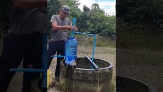 He make auto motion water pump without electricity #diy #water #freeenergygenerator