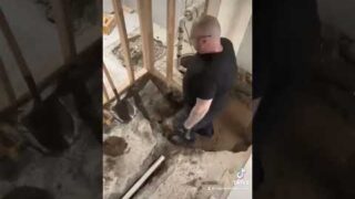 Installing Sewage Ejector System for new bathroom installment
