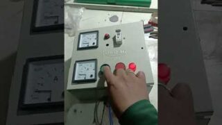 #motor #starter 3 HP submersible pump starter complete wiring and testing