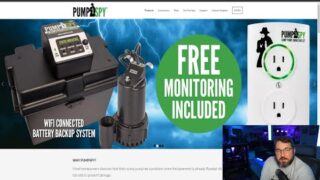 PumpSpy Dual Sump Pump Installation – Battery Backup System