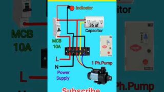 Single Phase Submersible Pump Starter Connection | Starter Wiring | Motor Starter | Shorts | Viral