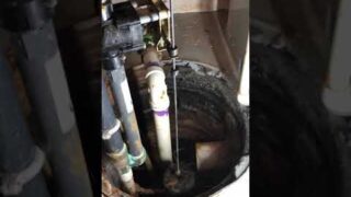 Testing a water powered sump pump