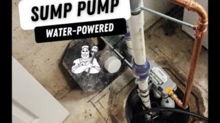 Water-Powered Backup Sump Pump Installed by Applause Plumbing and Heating