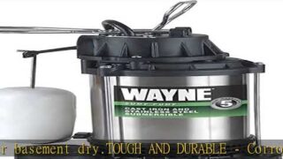 Wayne 58321-WYN3 CDU980E 3/4 HP Submersible Cast Iron and Stainless Steel Sump Pump with Integrated