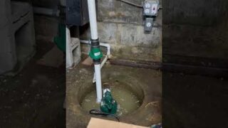 Zoeller M53 – 1/3 HP Cast Iron Submersible Sump Pump w/ Vertical Float Switch and new check valve